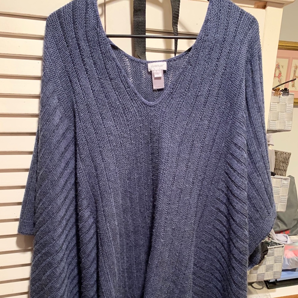 Avenue Blue Poncho